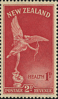エンジェル（Angel）神の使い 天使と悪魔 Angel and Devil New Zealand 1947
