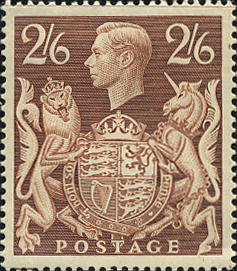 ユニコーン（Unicorn）紋章の聖獣 ヨーロッパ伝説切手 European mythology stamp United Kingdom 1930