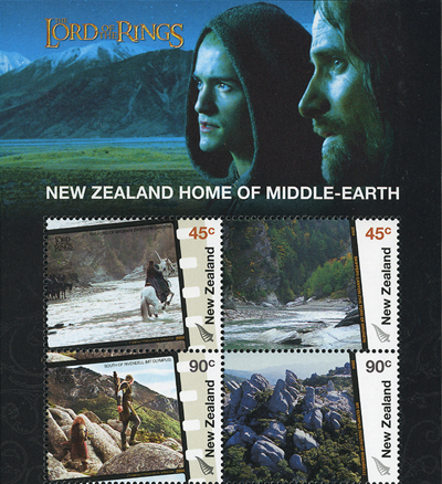 レゴラス（Legolas）エルフ族 ロード・オブ・ザ・リング ニュージーランド2004 fantasy stamp New Zealand 2004